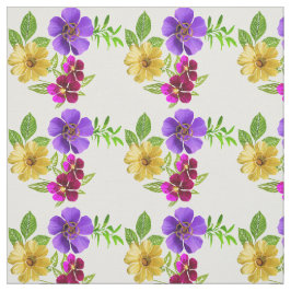 3 Farbige Blume Stoff