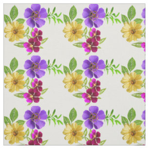 3 Farbige Blume Stoff