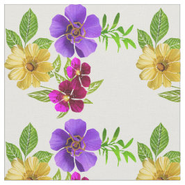 3 Farbige Blume Stoff