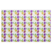 3 farbige Blumen Stoff (Fat Quarter (45,7 x 55,9 cm))
