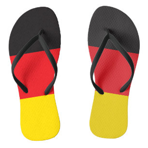 3 Farbkombination, Flag Badesandalen