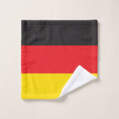3 Farbkombination, Flag Badhandtuch Set (Waschlappen)