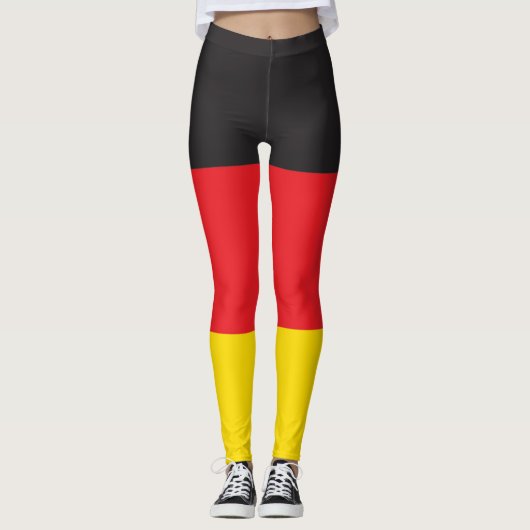 3 Farbkombination, Flag Leggings (Vorderseite)