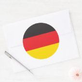 3 Farbkombination, Flag Runder Aufkleber (Umschlag)