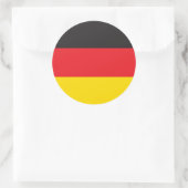 3 Farbkombination, Flag Runder Aufkleber (Tasche)