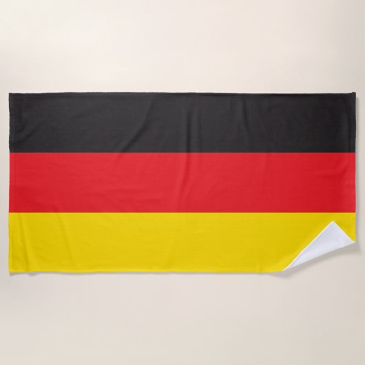 3 Farbkombination, Flag Strandtuch (Vorderseite)
