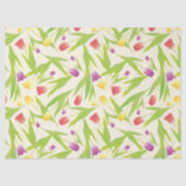 3 Farbtücher Illustration Nahtloses Muster Seidenpapier (Vorderseite)