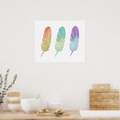 3 Feathers Poster (Küche)