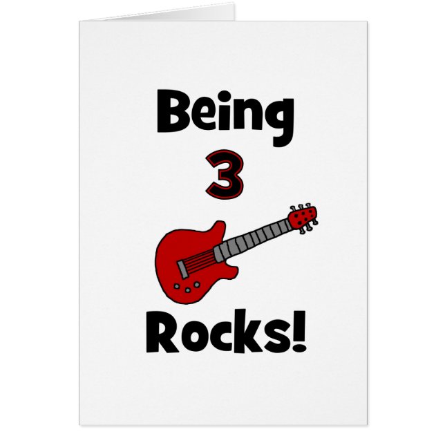 3 Felsen sein! Mit Gitarre Rockstar Rocker (Vorne)