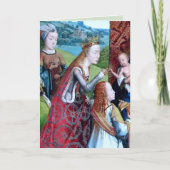 3 Female Saints in a Garden (Detail; M 070) Karte (Vorderseite)