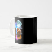 3 Ferret Moon Howling Ferrets Funny For Men, Women Kaffeetasse (Vorderseite Links)