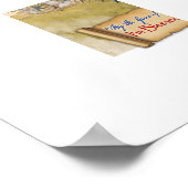 "3 Flaggen der Freiheit" Wertposter Poster (Ecke)