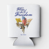 3 Flags of Freedom Dosenkühler (Rückseite)