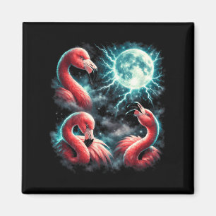 3 Flamingo Mond Heulender Flamingo Kopf Lustig Magnet