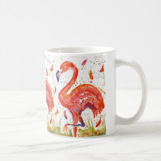 3 Flamingo-Tasse Kaffeetasse (Rechts)