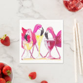 3 Flamingos Paper Napkin Serviette (Beispiel)