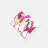 3 Flamingos Paper Napkin Serviette (Ecke)