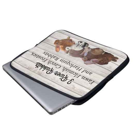 3 Flüsse Elektronik-Bag Laptopschutzhülle (Vorne Knopf)