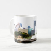 3 Flüsse Pittsburgh Tasse (Vorderseite Links)