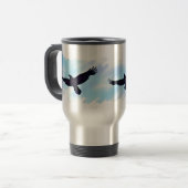 3 FLYING RAVENS Tasse Serie (Vorderseite Links)
