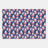 3 Folien zu Weihnachts-Themenabbildungen Geschenkpapier Set (Vorderseite 3)