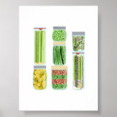 3 Food Canning Jars Poster (Vorne)