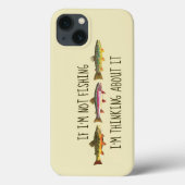 3 Forellen - Bach-, Regenbogen-, Braun- - Humorvol Case-Mate iPhone Hülle (Rückseite)
