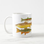 3 Forellen-Tasse Kaffeetasse (Links)
