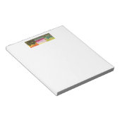 3 Forellenfelle: Brook, Regenbogen, Brown - Fliege Notizblock (angewinkelt)