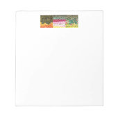 3 Forellenfelle: Brook, Regenbogen, Brown - Fliege Notizblock (Vorderseite)