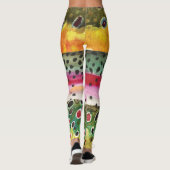 3 Forellenfischerei Frauen Leggings (Rückseite)