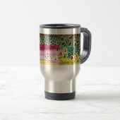 3 Forellenhäute: Bach, Regenbogen, Braunen - Fisch Reisebecher (VorderseiteRechts)