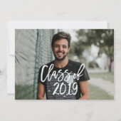 3 Foto (2+1) Script-Abschluss Danke Karte (Rückseite)