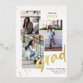 3 Foto Ankündigung von Elegant Chic Foil Graduatio (Vorderseite)