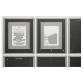 3 Foto aus schwarzem Zazzle Stoff (Fat Quarter (45,7 x 55,9 cm))