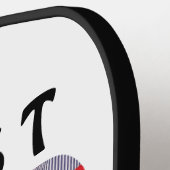 3 Foto Bester Vater je Collage Custom Pickleball Schläger (Linke Seite)