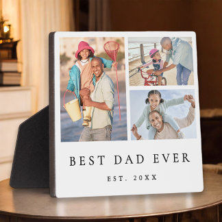 3 Foto Bester Vater je Fotoplatte