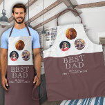 3 Foto Bester Vater Typografie Vatertag Schürze<br><div class="desc">Moderne 3 Foto Beste Vater Typografie Vatertag Schürze. Fügen Sie Ihre Fotos und Namen hinzu.</div>