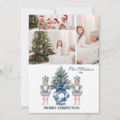 3 Foto Blue Chinoiserie Nutcracker Weihnachten (Vorderseite)