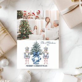 3 Foto Blue Chinoiserie Nutcracker Weihnachten