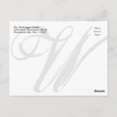 3 Foto Chalkboard Custom Wedding Danke Karte (Rückseite)