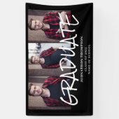 3 Foto Collage Abschluss Banner (Vertikal)