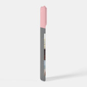 3 Foto Collage - boho coral line art arch - name iPhone 15 Hülle (Rechte Seite)