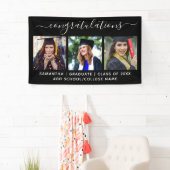 3 Foto Collage Class of 2022 Grad Glückwunsch Banner (Insitu)