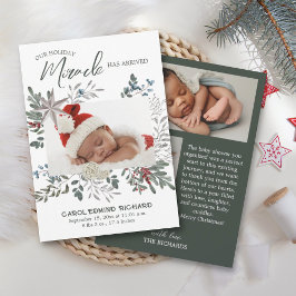 3 Foto Collage Geburtshinweis Kinderdusche Ankündigung