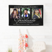 3 Foto Collage Glückwunschs Graduate 2025 Abschlus Banner (Insitu)