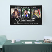 3 Foto Collage Glückwunschs Graduate 2025 Abschlus Banner (Messeveranstaltung)