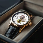 3-Foto Collage Hund Personalisiert Armbanduhr<br><div class="desc">Hunde verließ Pfotendrucke im Herzen. Zeigen Sie mit dieser personalisierten Uhr das Foto Ihres Lieblingsfreundes.</div>