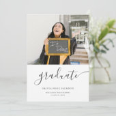 3 Foto Collage Lässiger Budget Abschluss Ankündigung (Stehend Vorderseite)