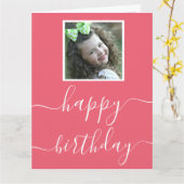 3 Foto Collage Liebe Sie Oma Happy Birthday Karte (Gelbe Blume)